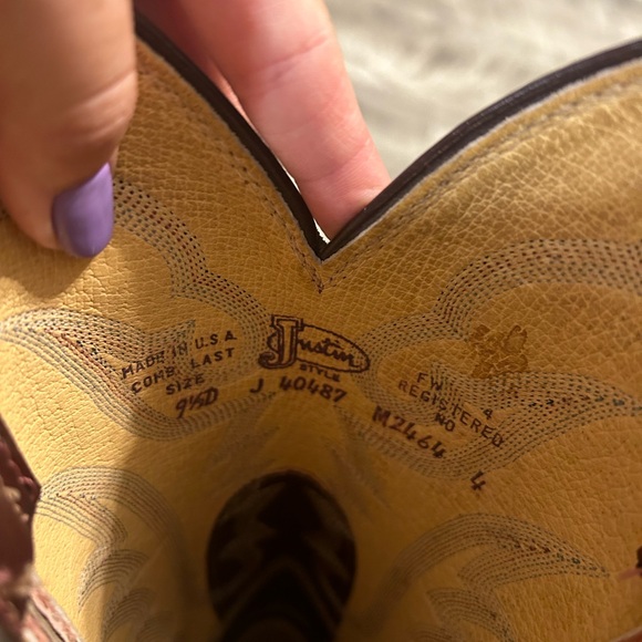 Vintage men’s Justin boots - Picture 6 of 7